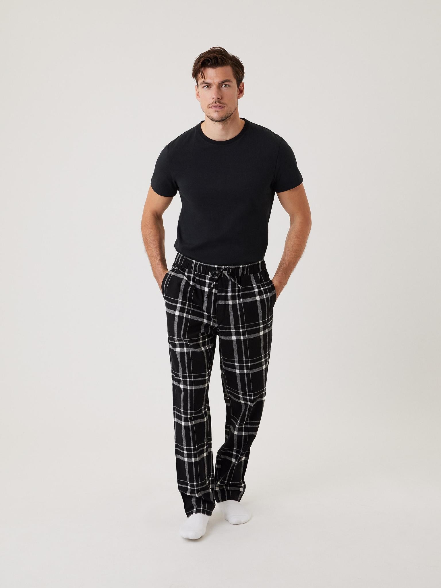 BJÖRN BORG Core Flannel Pyjama Pants BB Lounge Pattern