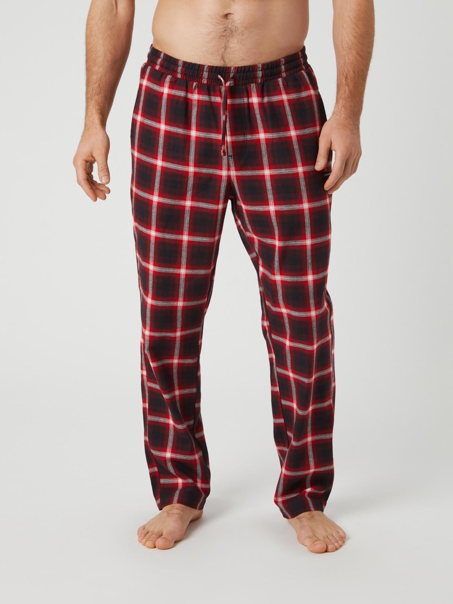 BJÖRN BORG Core Flannel Pyjama Pants BB Lumber Check