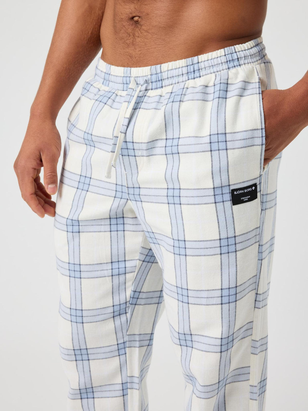 BJÖRN BORG Core Flannel Pyjama Pants BB Navy Pyjama Tartan 2 (P0928)