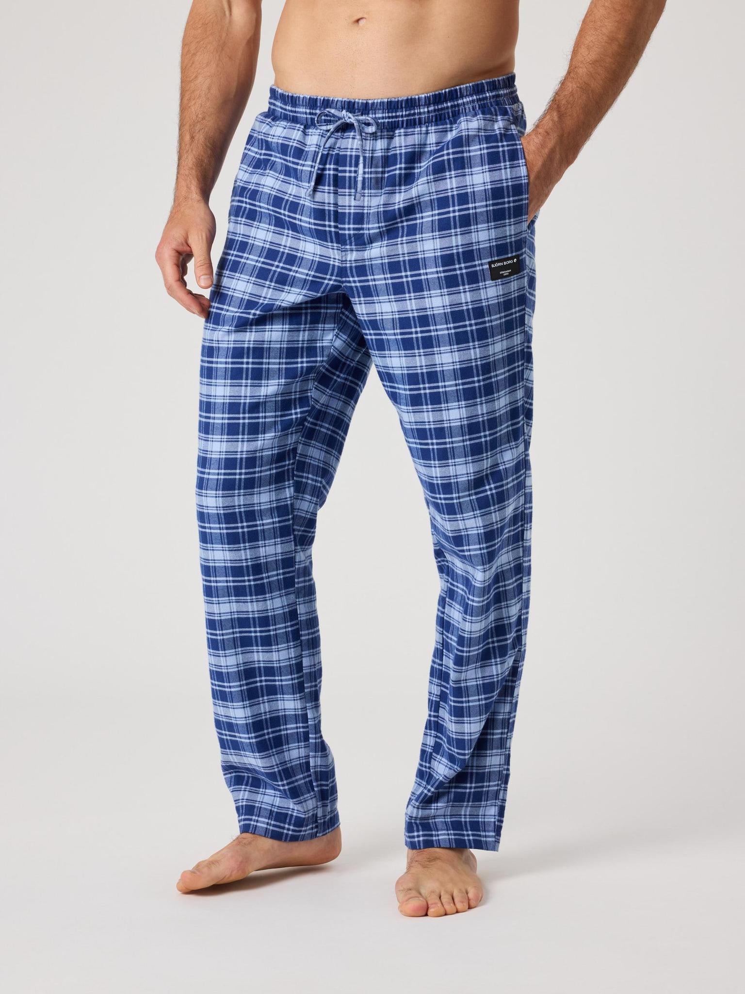 BJÖRN BORG Core Flannel Pyjama Pants BB Duo Check 4