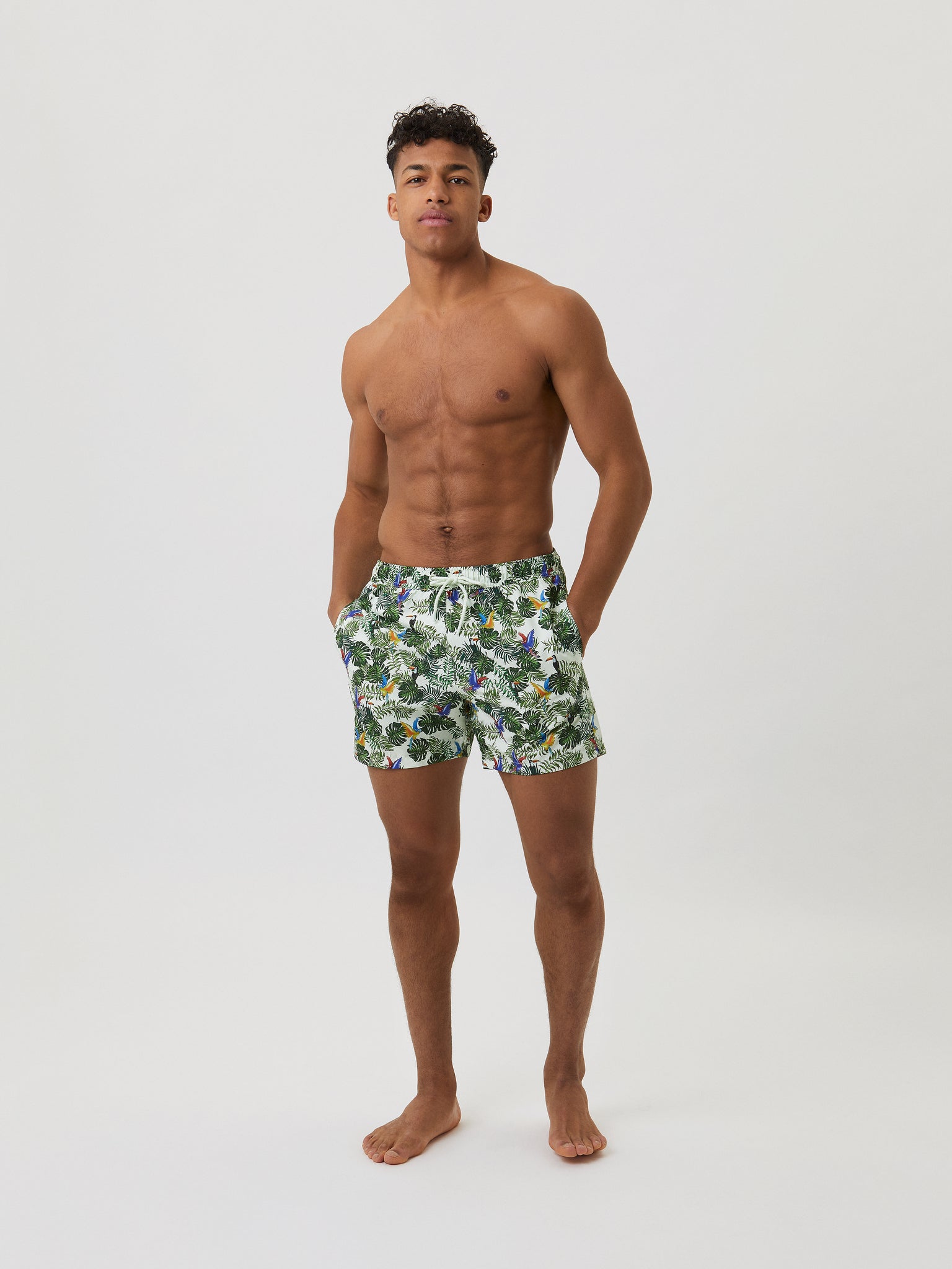 BJÖRN BORG Borg Print Swim Shorts BB Tropical Birds