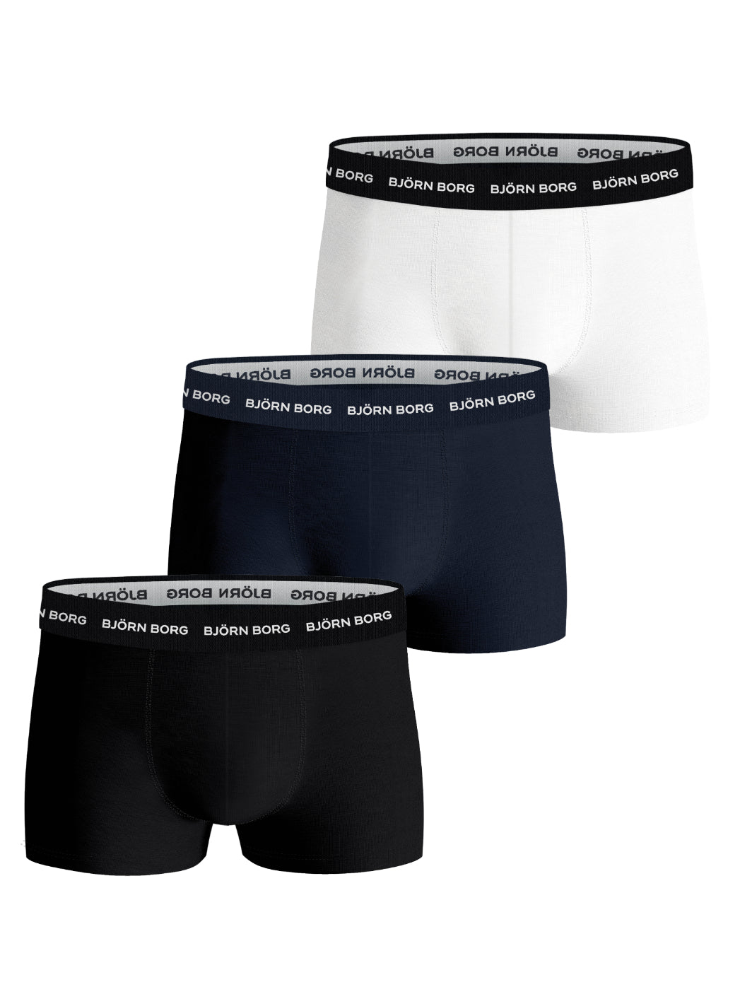 BJÖRN BORG Cotton Stretch Trunk 3p Multipack 3