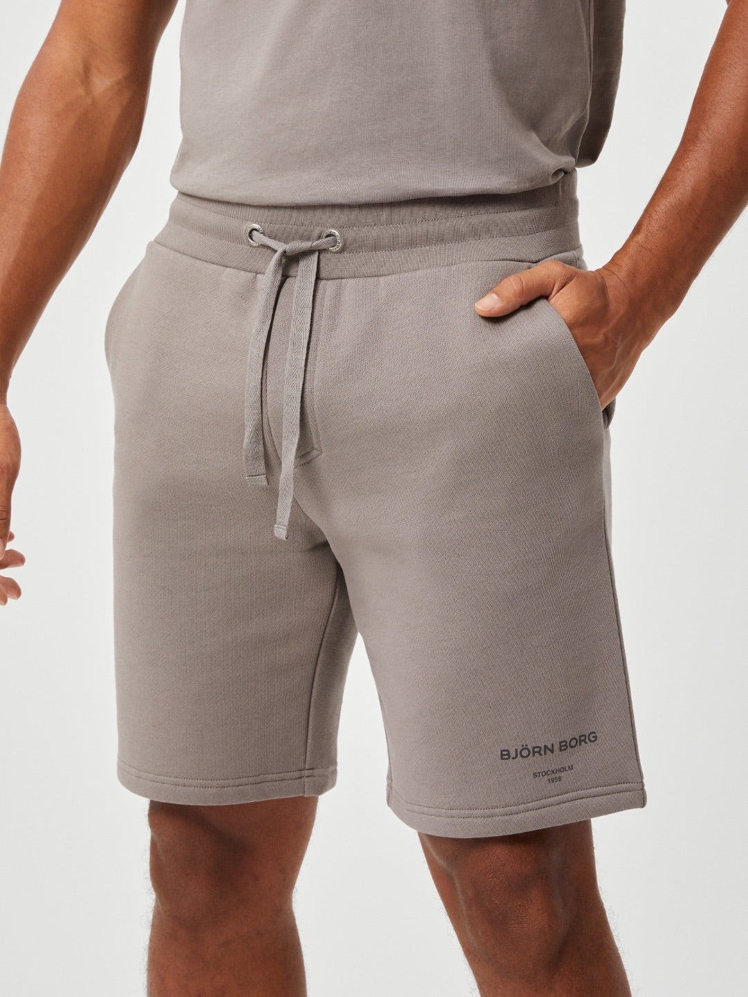 BJÖRN BORG Borg Logo Shorts Charcoal Gray