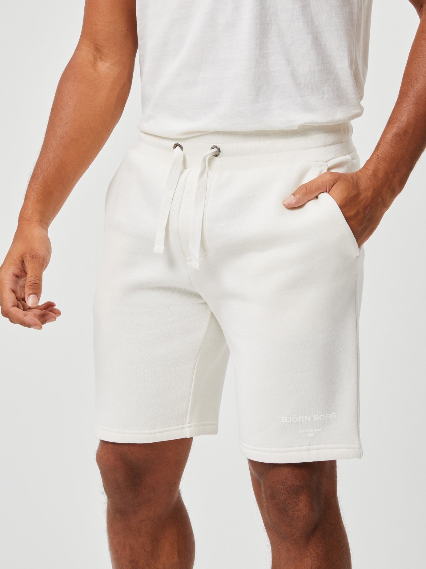 BJÖRN BORG Borg Logo Shorts Egret
