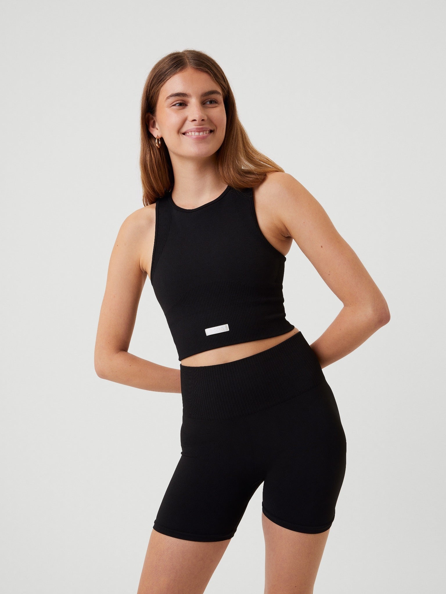 BJÖRN BORG Studio Seamless Bralette Black Beauty