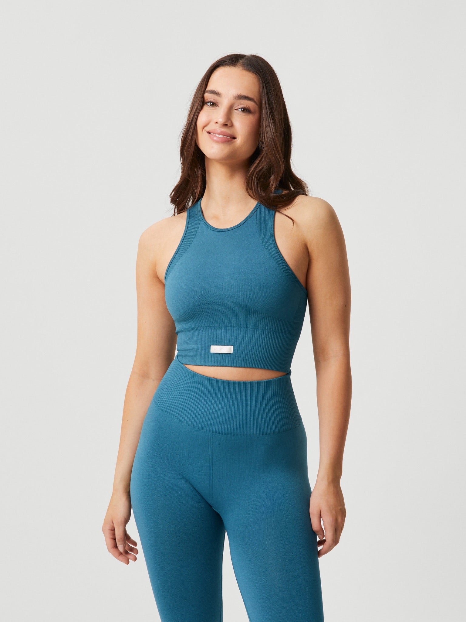 BJÖRN BORG Studio Seamless Bralette Mallard Blue