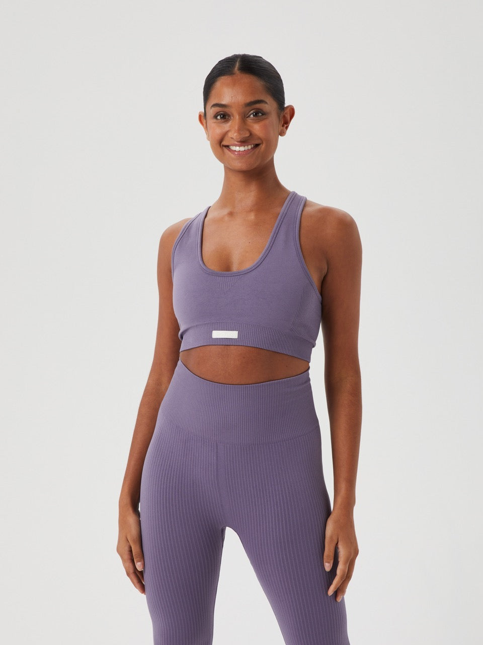 BJÖRN BORG Studio Low Seamless Bra Purple Sage