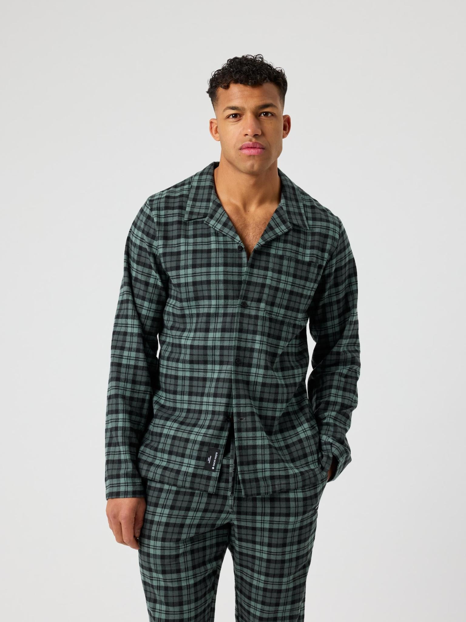 BJÖRN BORG Core Flannel Pyjama Shirt BB HS Check 2