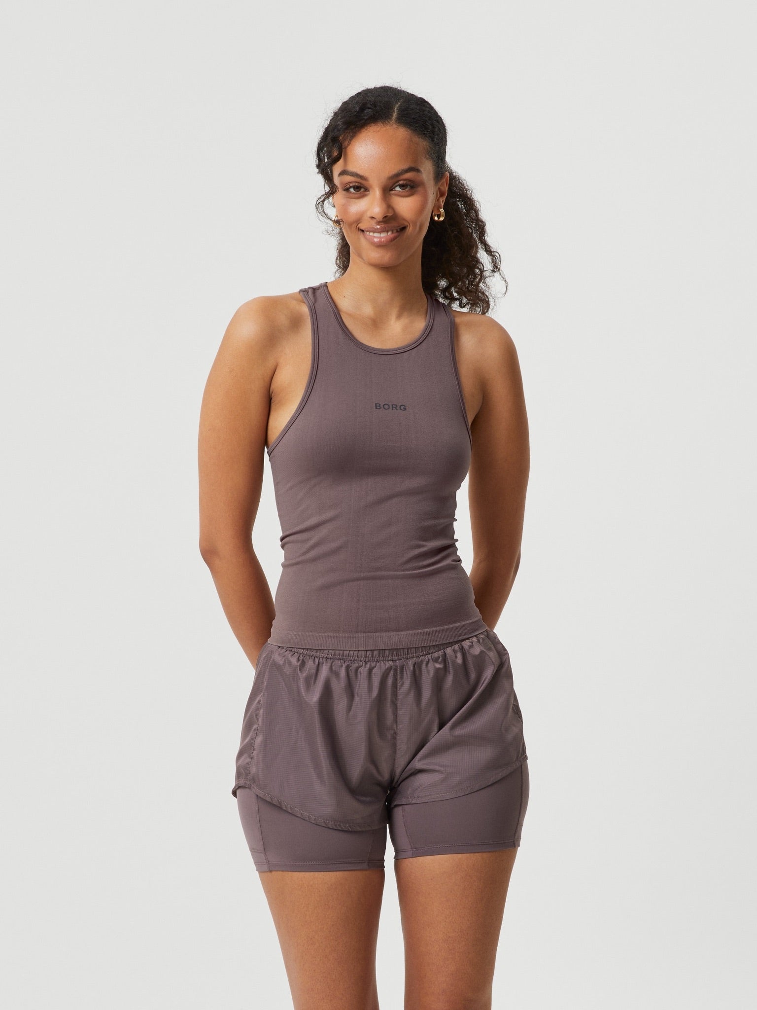 BJÖRN BORG Borg Running Seamless Tank Sparrow