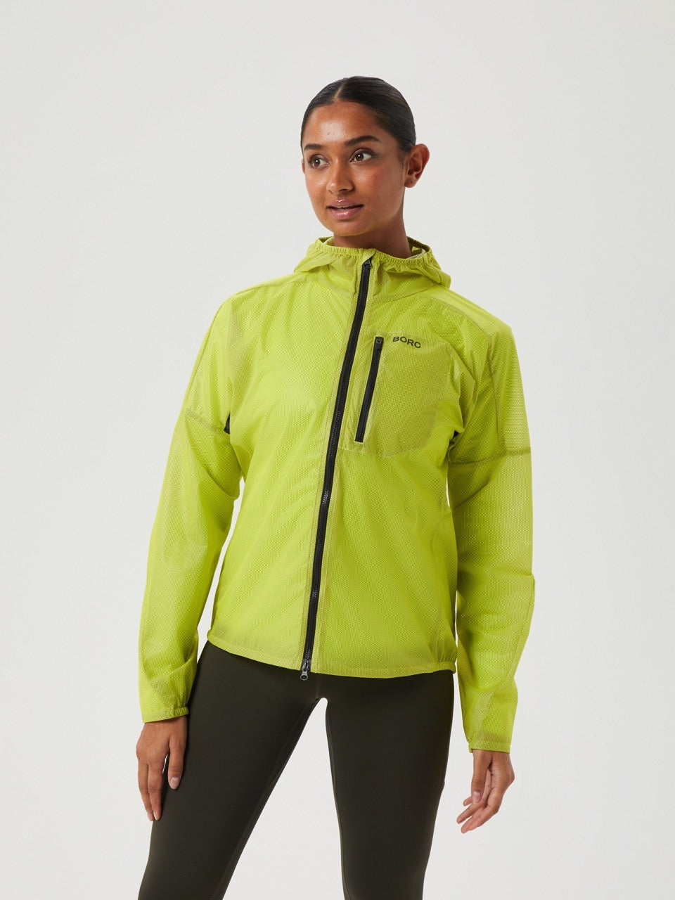 BJÖRN BORG Borg Running Jacket Safety Yellow