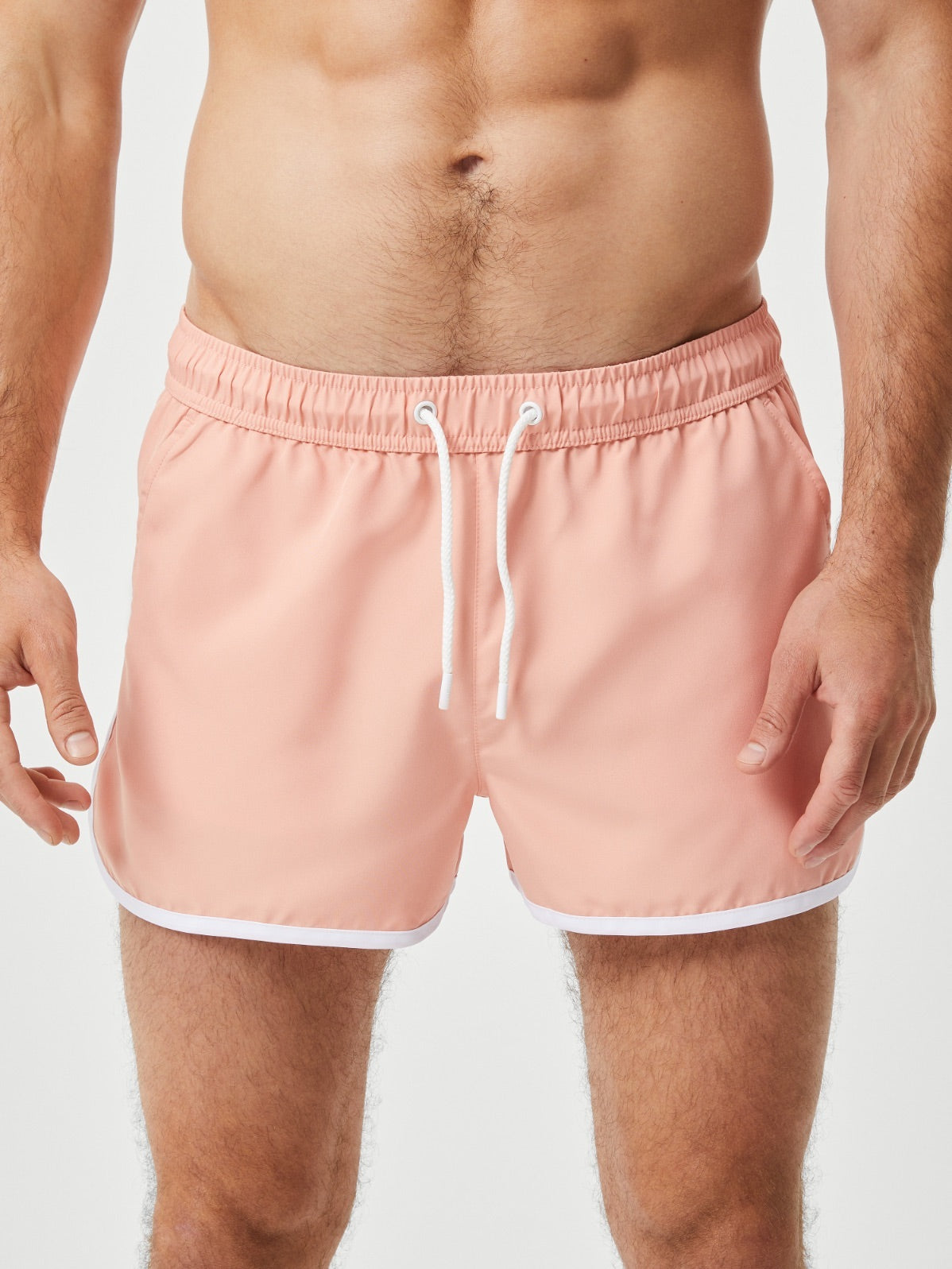 BJÖRN BORG Borg Retro Swim Shorts Coral Almond