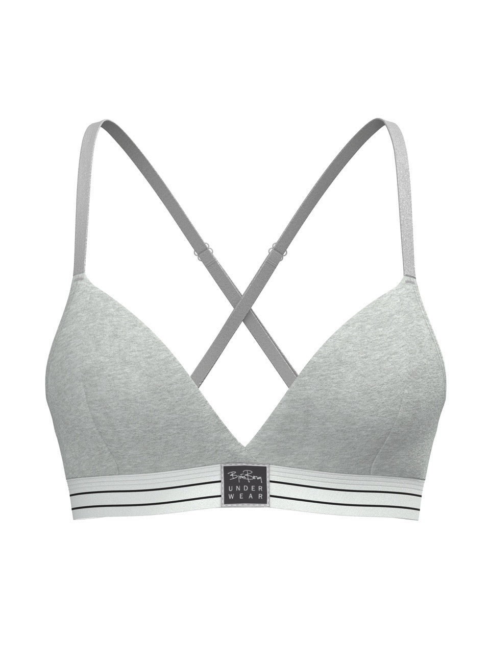 BJÖRN BORG Core Original Triangle Bra Light Grey Melange