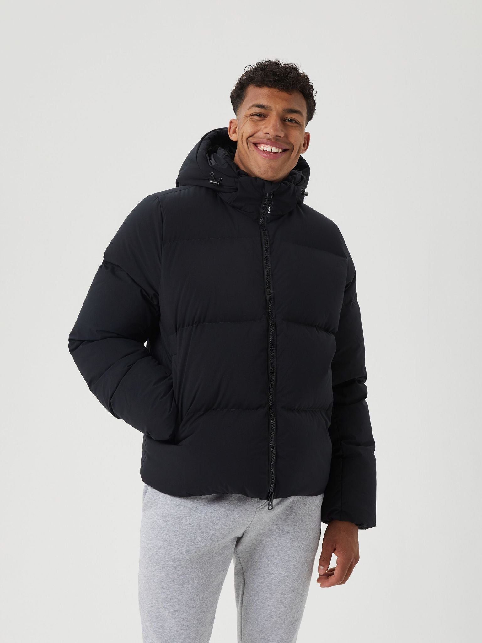 BJÖRN BORG Centre Puffer Jacket Black Beauty