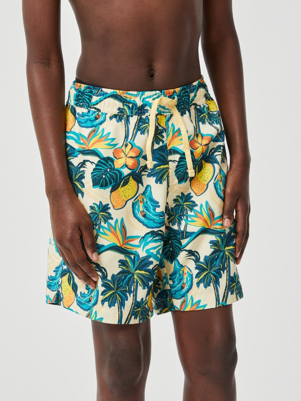 BJÖRN BORG Borg Print Swim Shorts BB Citrus Beach Big 1