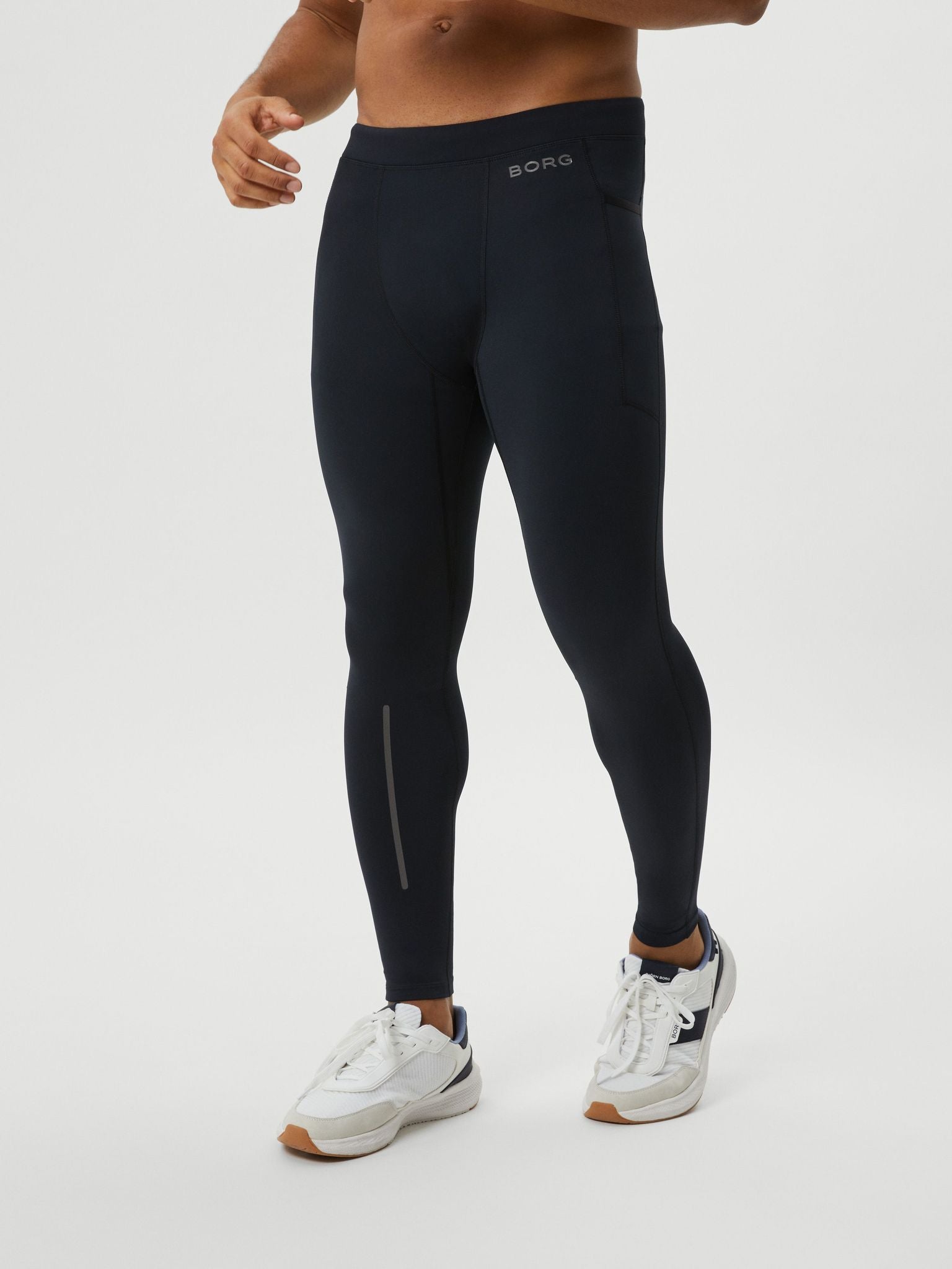 BJÖRN BORG Borg Running Tights Black Beauty