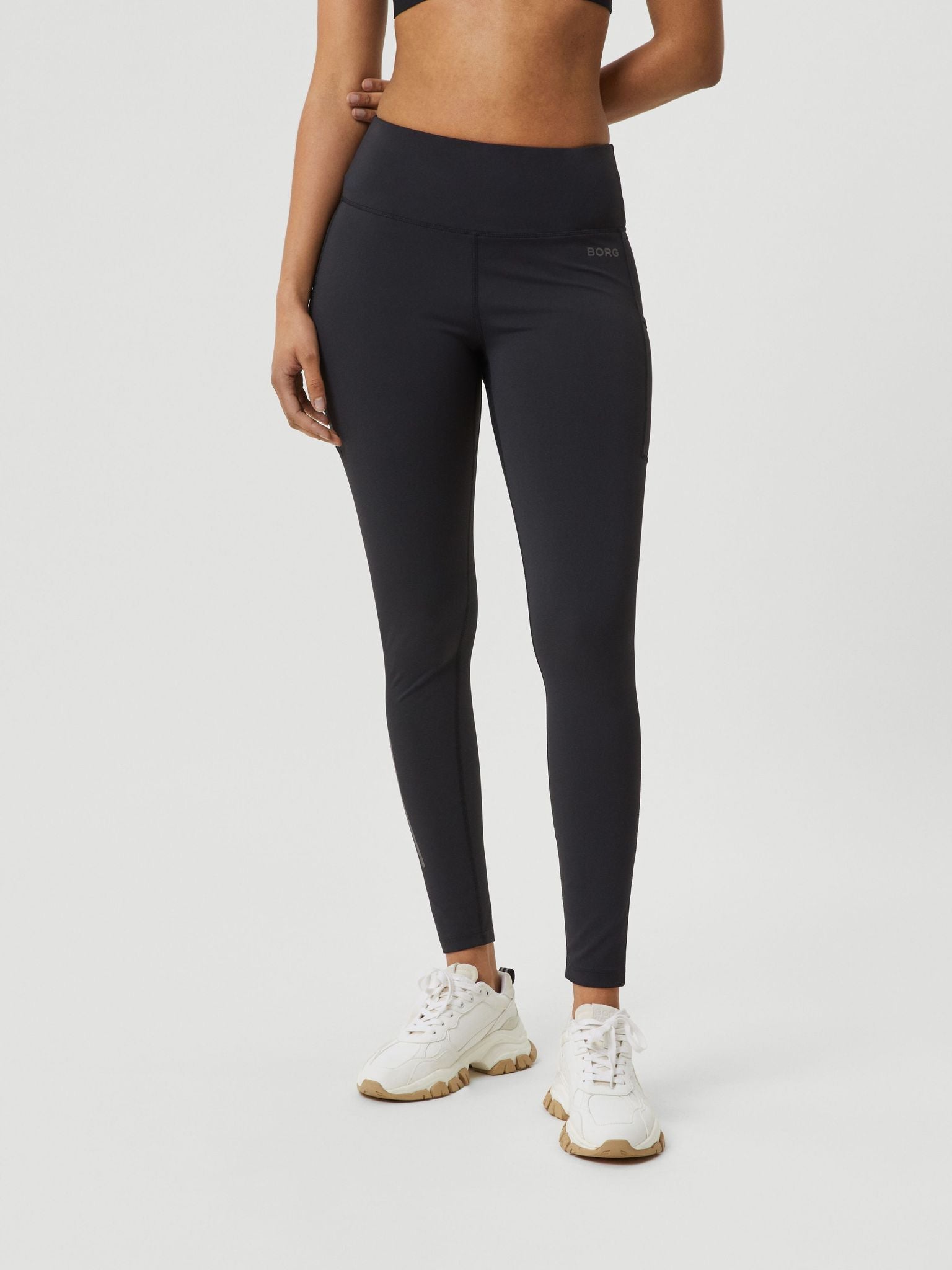 BJÖRN BORG Borg Running Tights Black Beauty