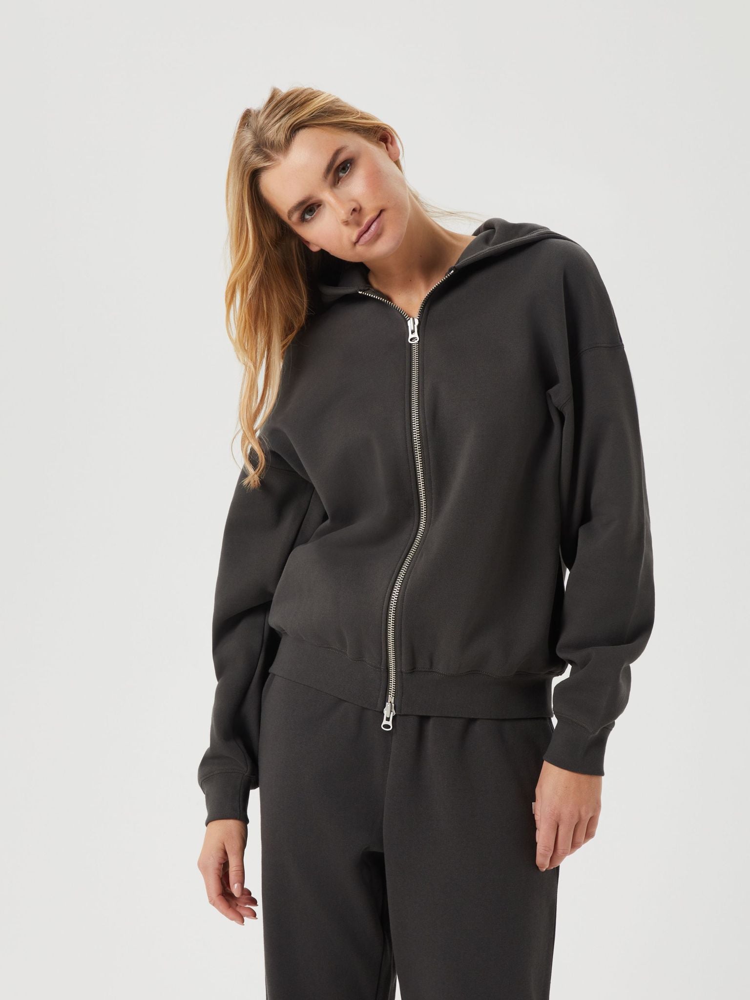 BJÖRN BORG Studio Oversized Zip Hoodie Peat