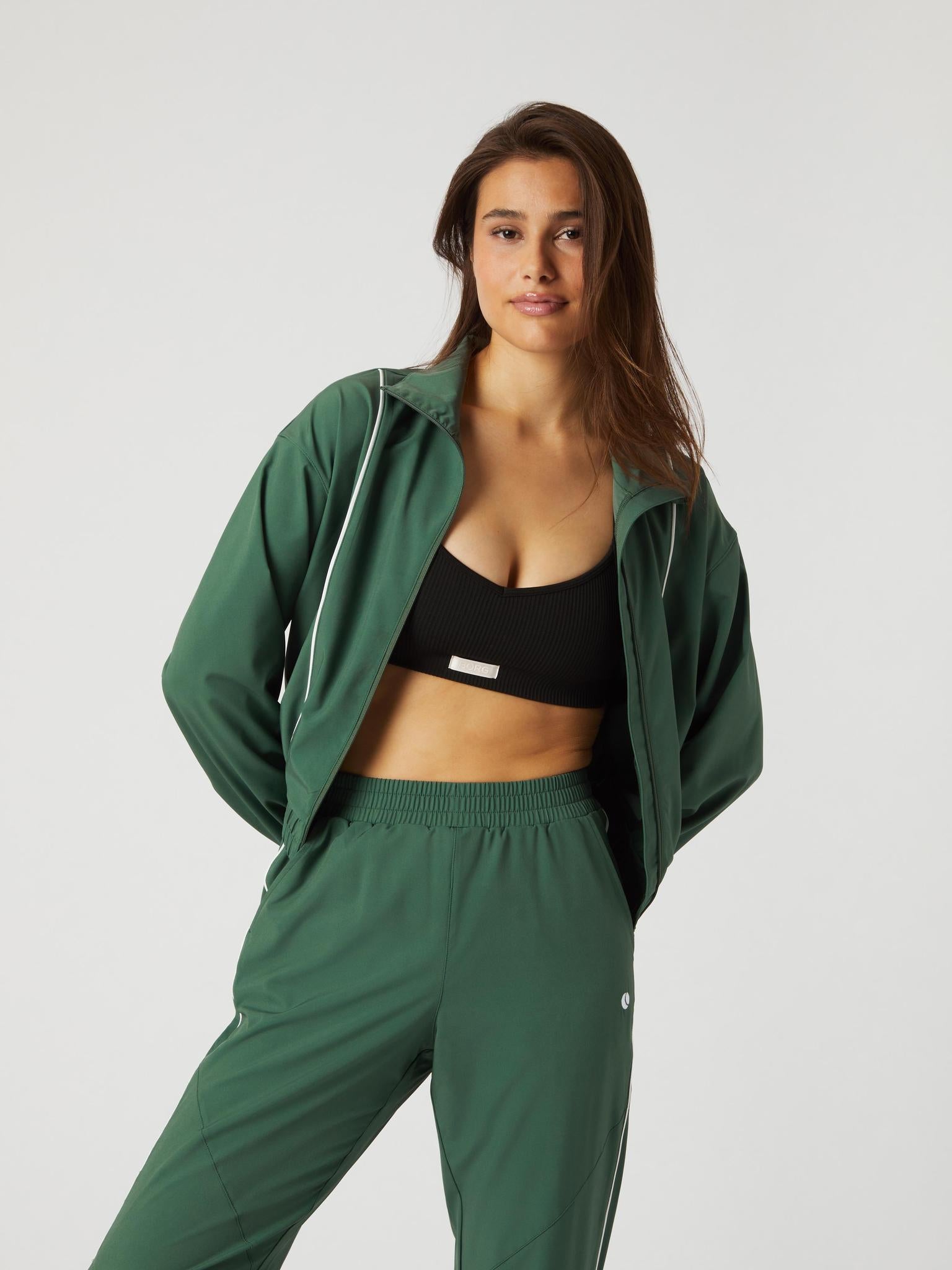 BJÖRN BORG Ace Woven Track Jacket Cilantro