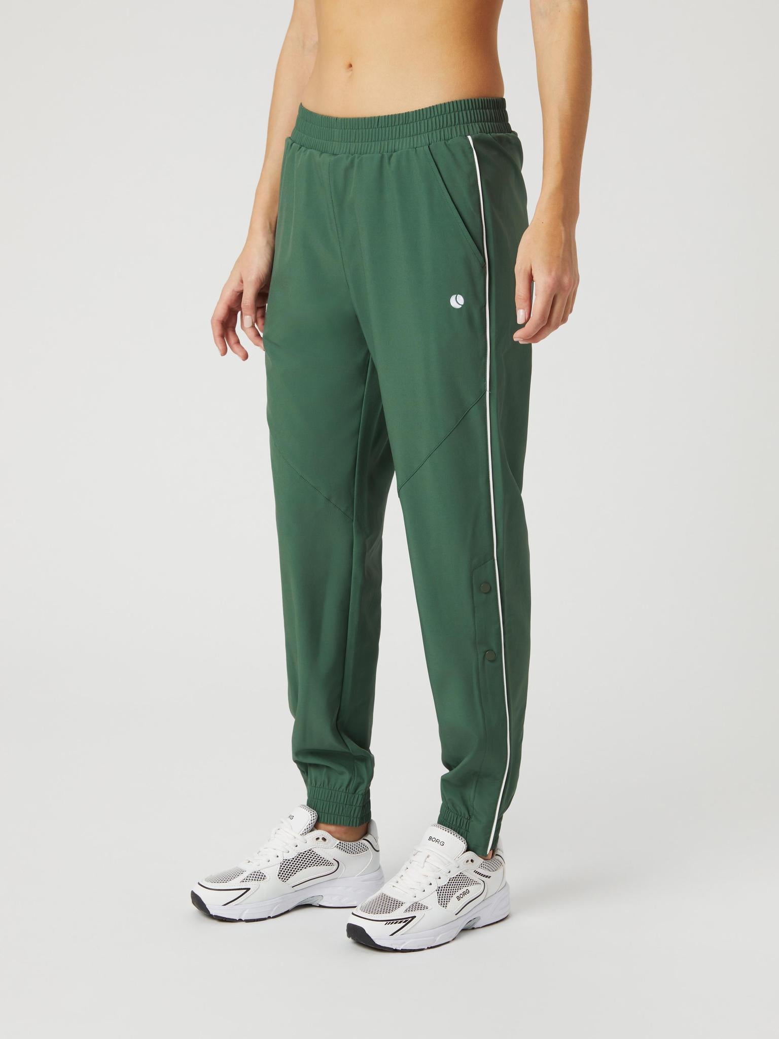 BJÖRN BORG Ace Woven Track Pants Cilantro