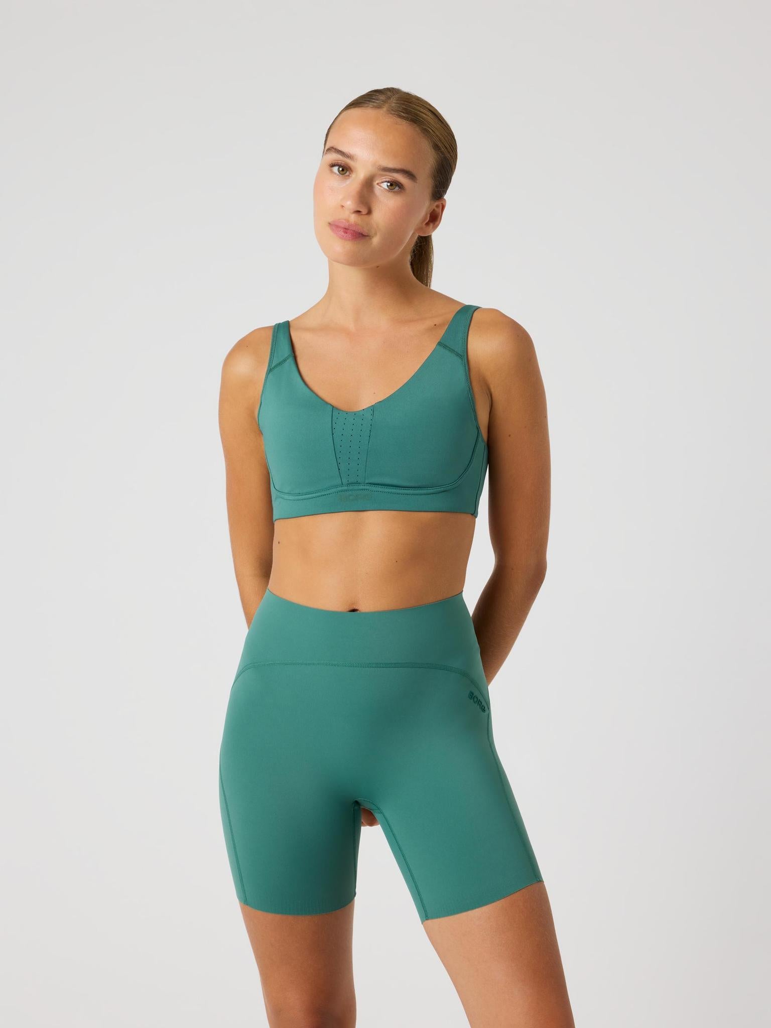 BJÖRN BORG Borg Reform Sports Bra Mallard Green