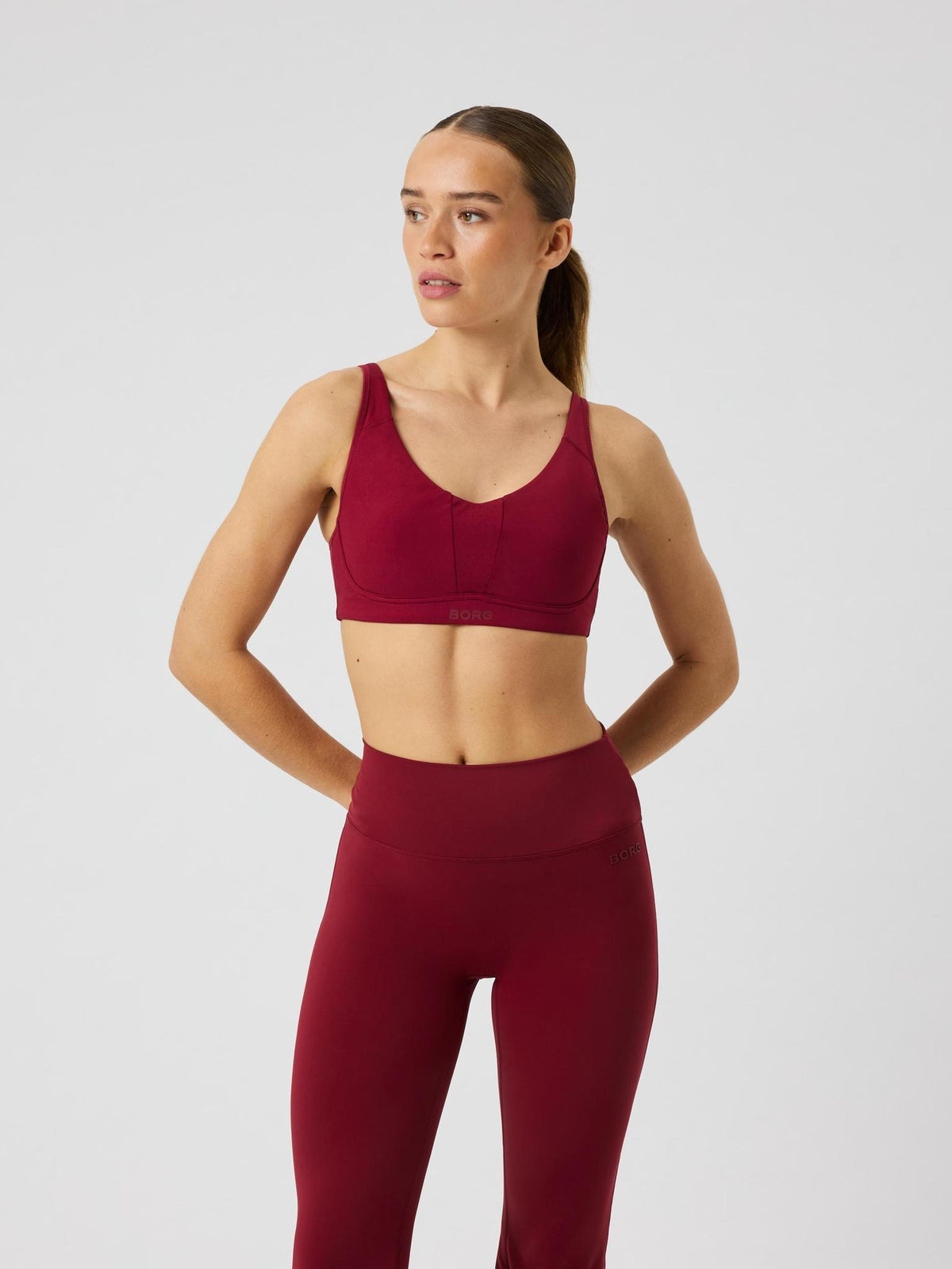 BJÖRN BORG Borg Reform Sports Bra Cabernet
