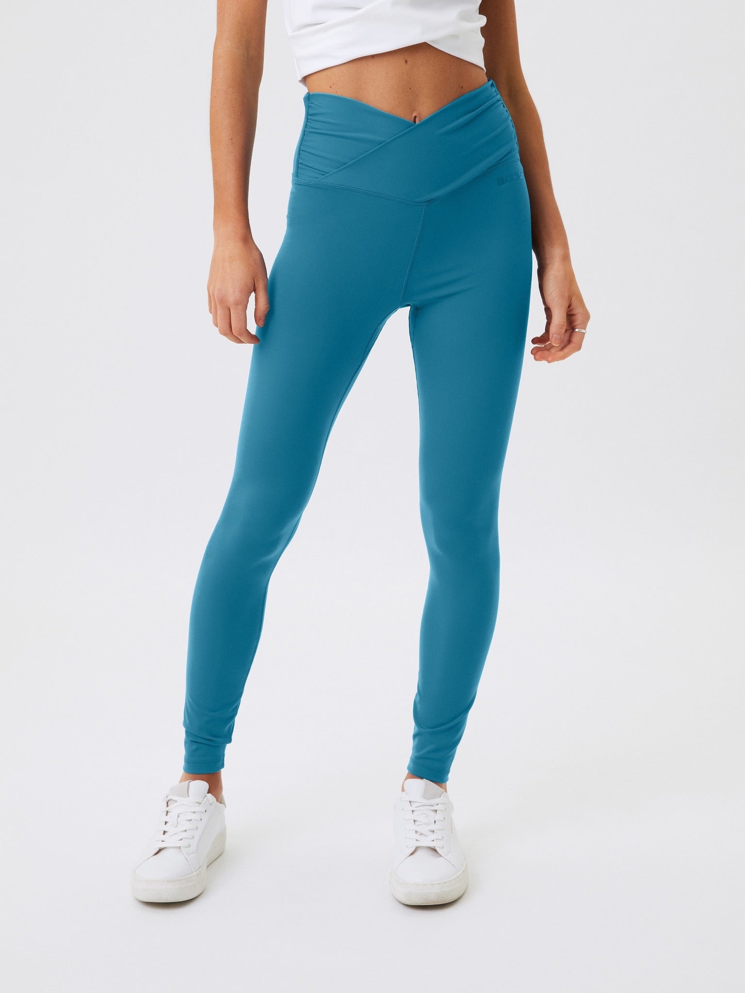 BJÖRN BORG Studio Cross Tights Mallard Blue