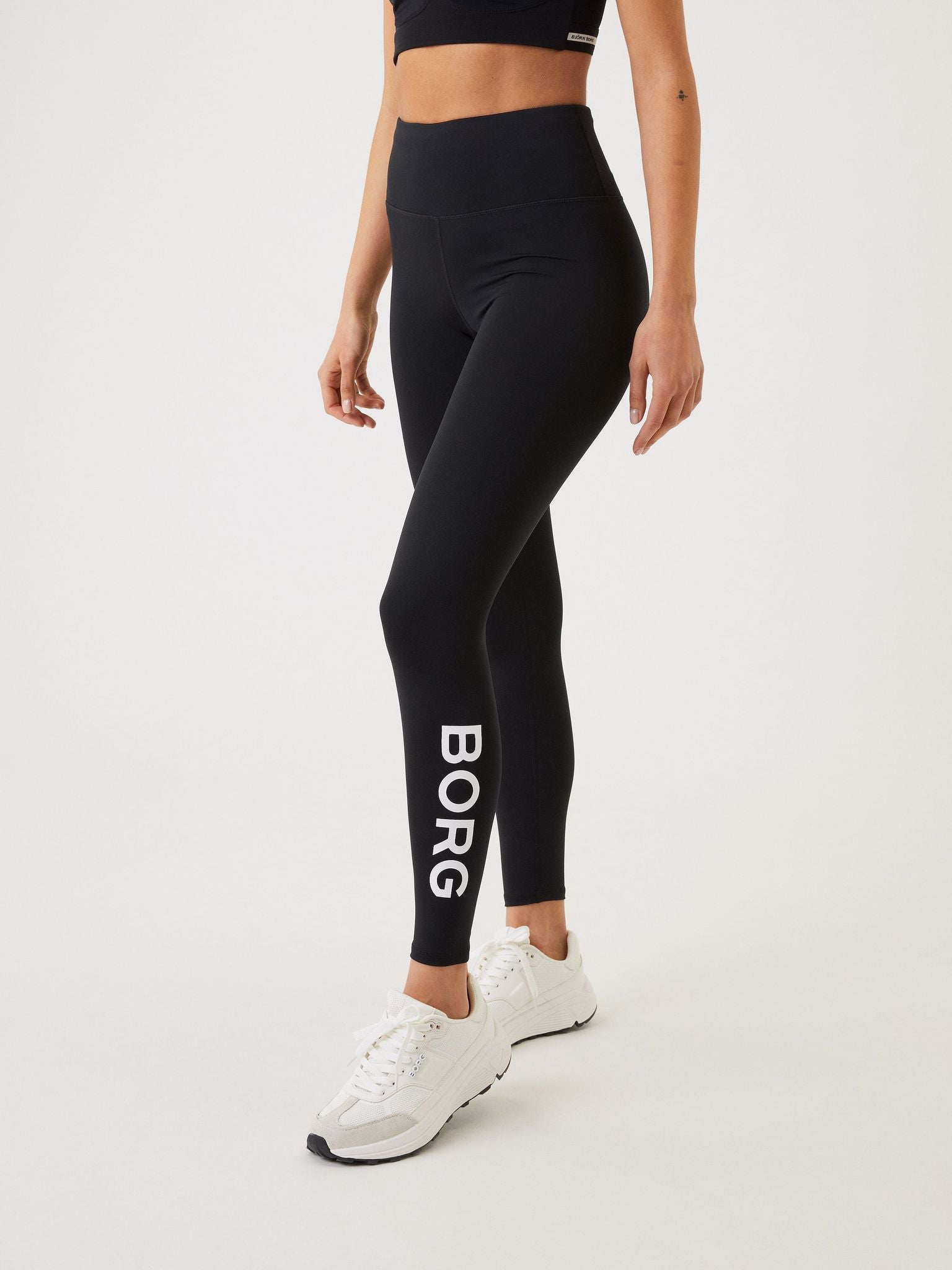 BJÖRN BORG Borg Logo Tights Black Beauty