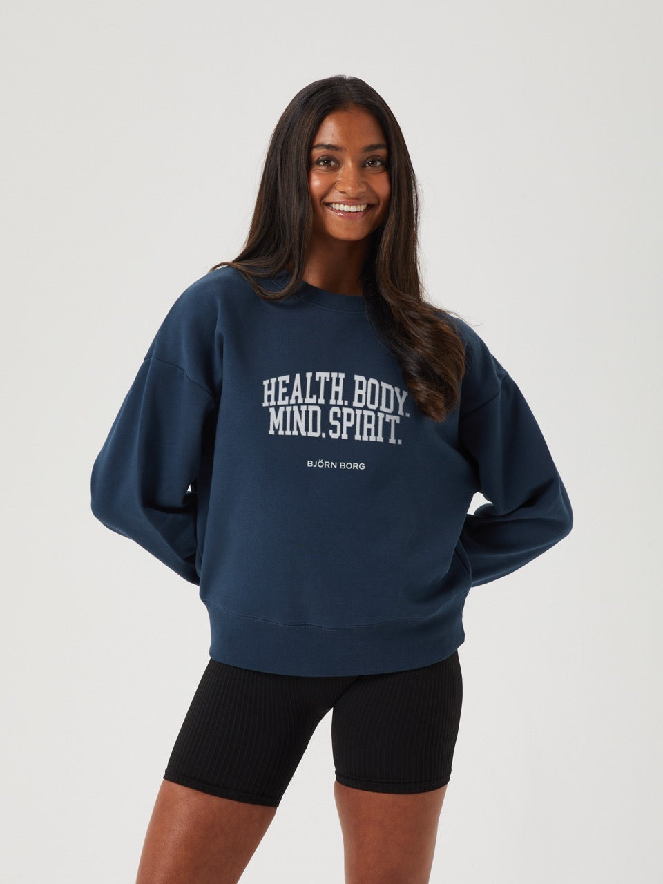BJÖRN BORG Borg Boyfriend Crew Midnight Navy
