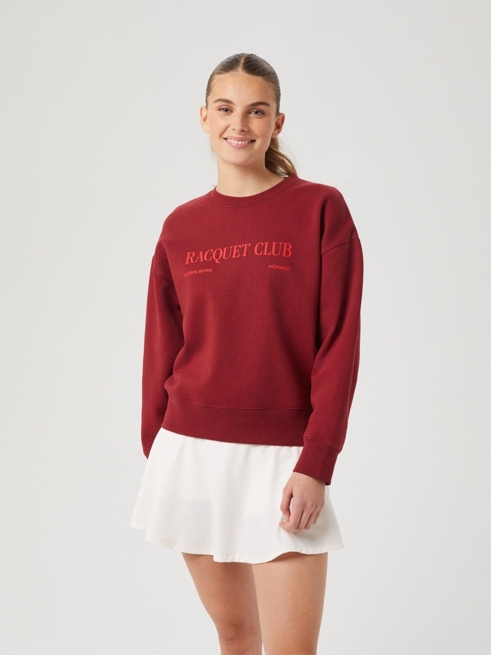 BJÖRN BORG Borg Boyfriend Crew Pomegranate