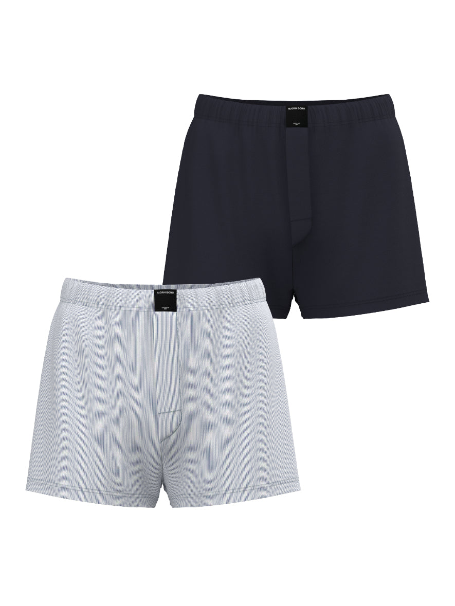 BJÖRN BORG Cotton Stretch Woven Boxer Shorts 2p Multipack 2