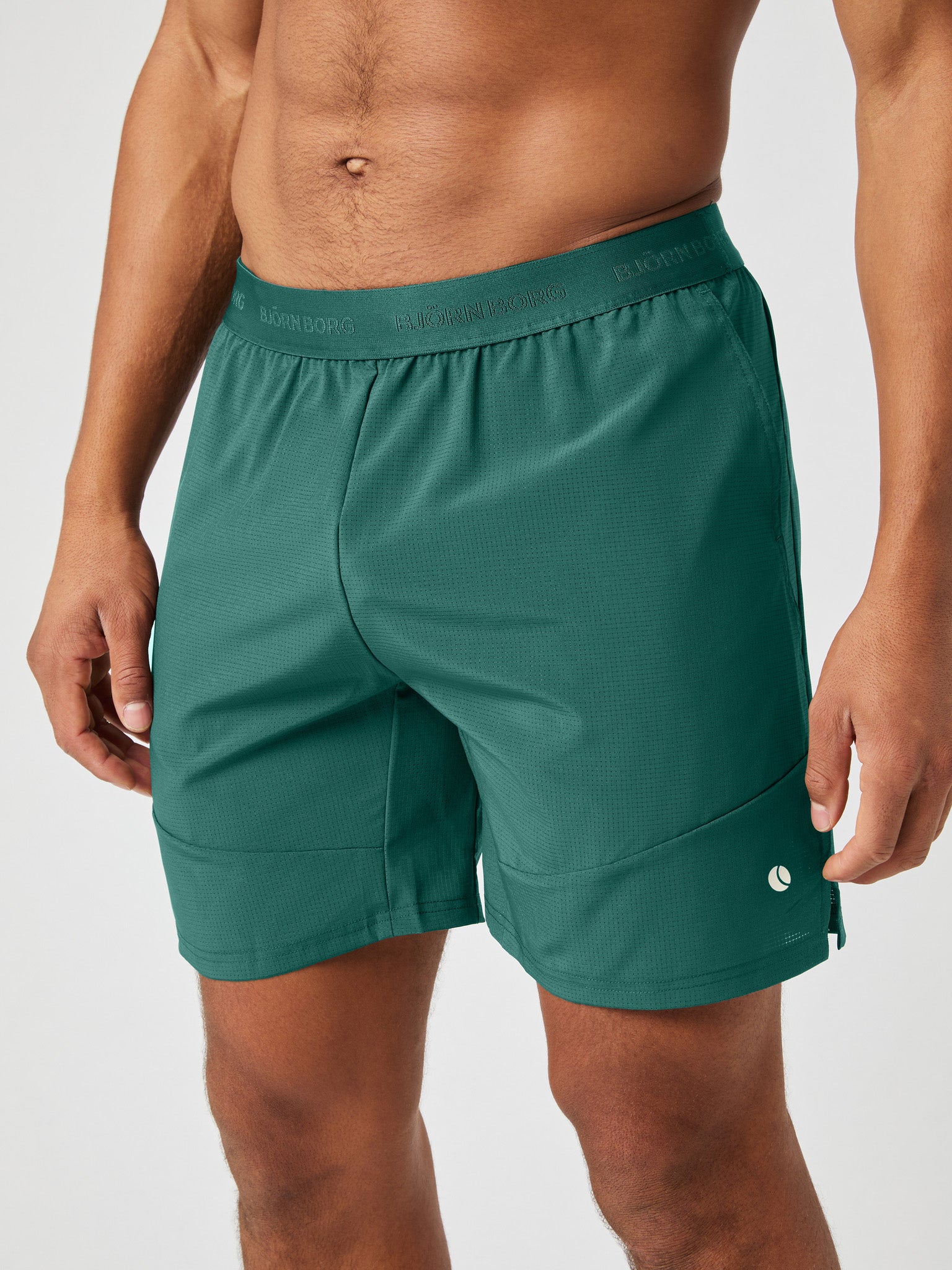 BJÖRN BORG Ace Pro 7" Shorts Mallard Green