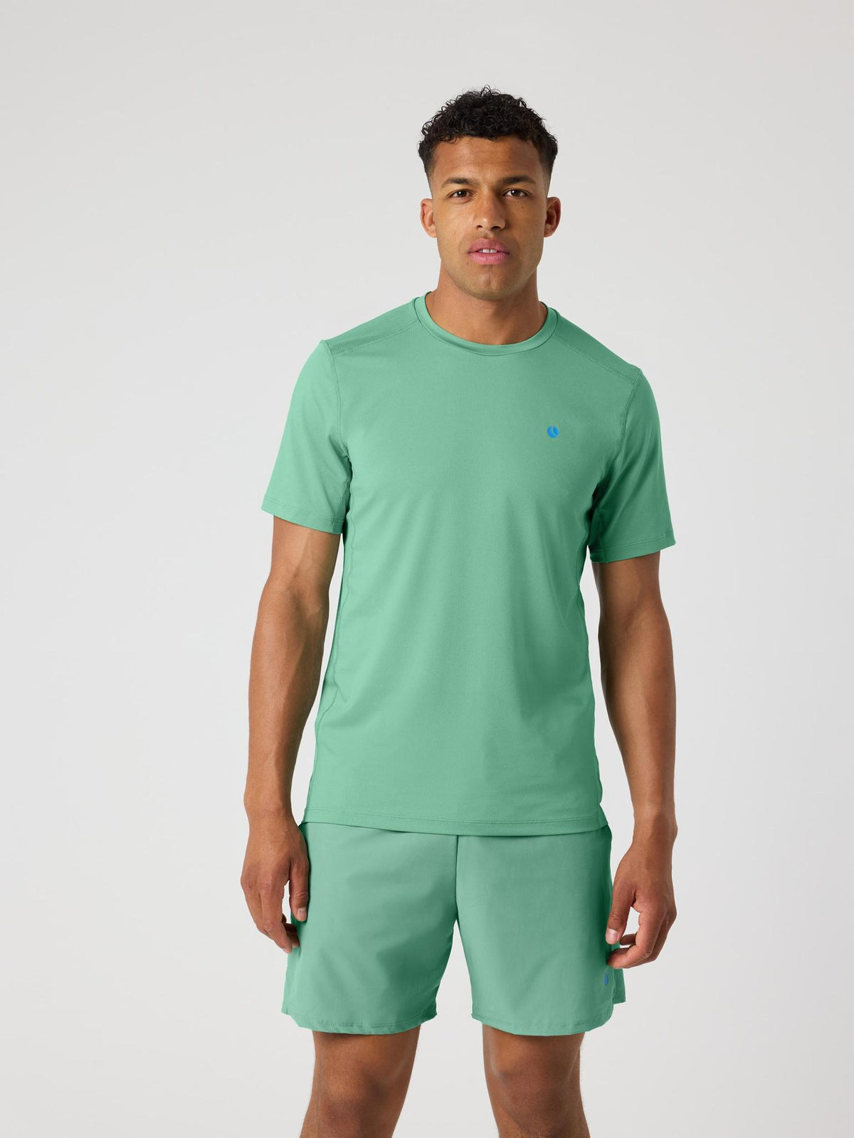BJÖRN BORG Ace Mesh Panel T-shirt Malachite Green