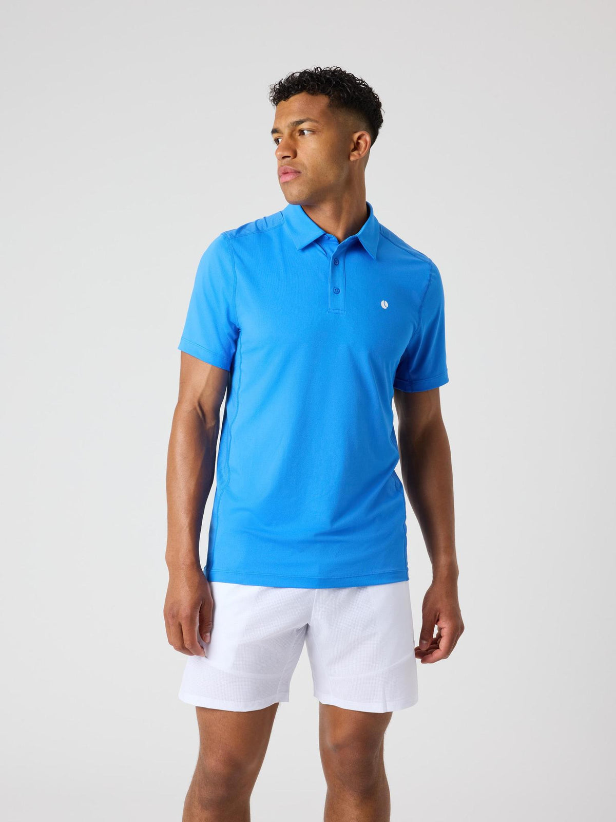 BJÖRN BORG Ace Mesh Panel Polo Shirt Palace Blue