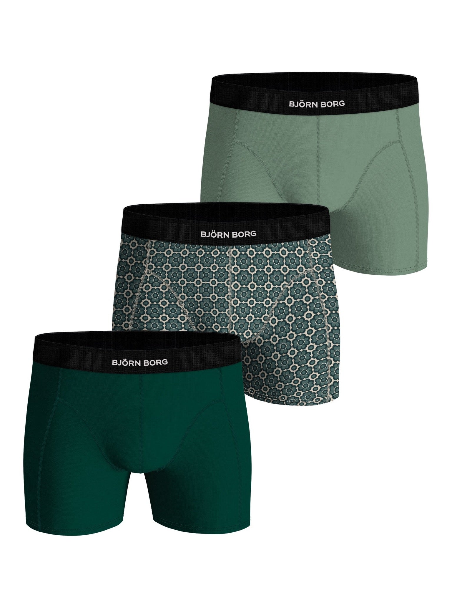 BJÖRN BORG Premium Cotton Stretch Boxer 3p Multipack 3