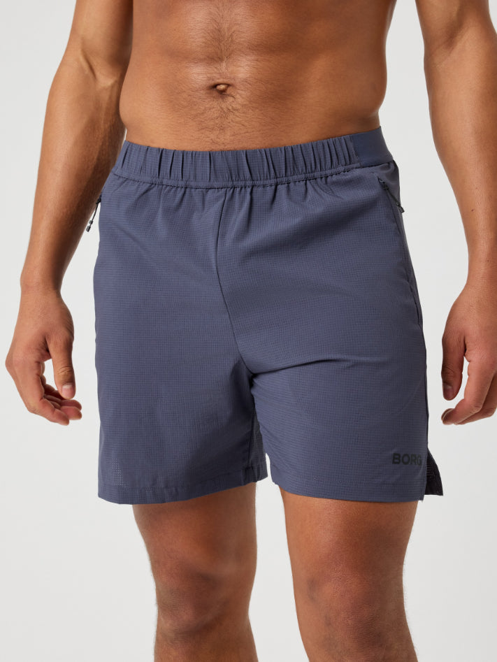 BJÖRN BORG Borg Zip 7" Shorts Odyssey Gray