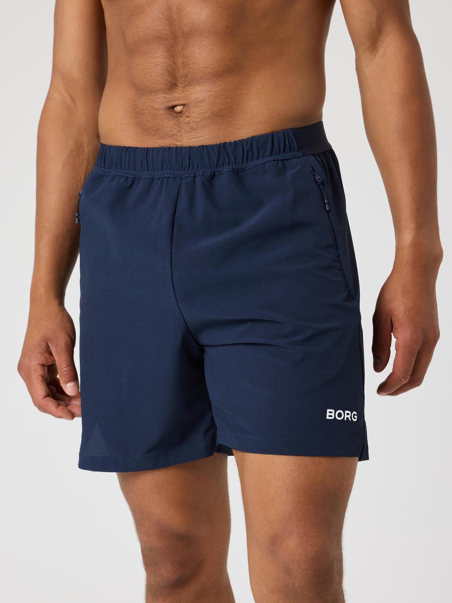 BJÖRN BORG Borg Zip 7" Shorts Night Sky