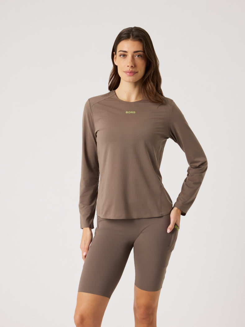 BJÖRN BORG Borg Performance Feather Long Sleeve T-shirt Falcon
