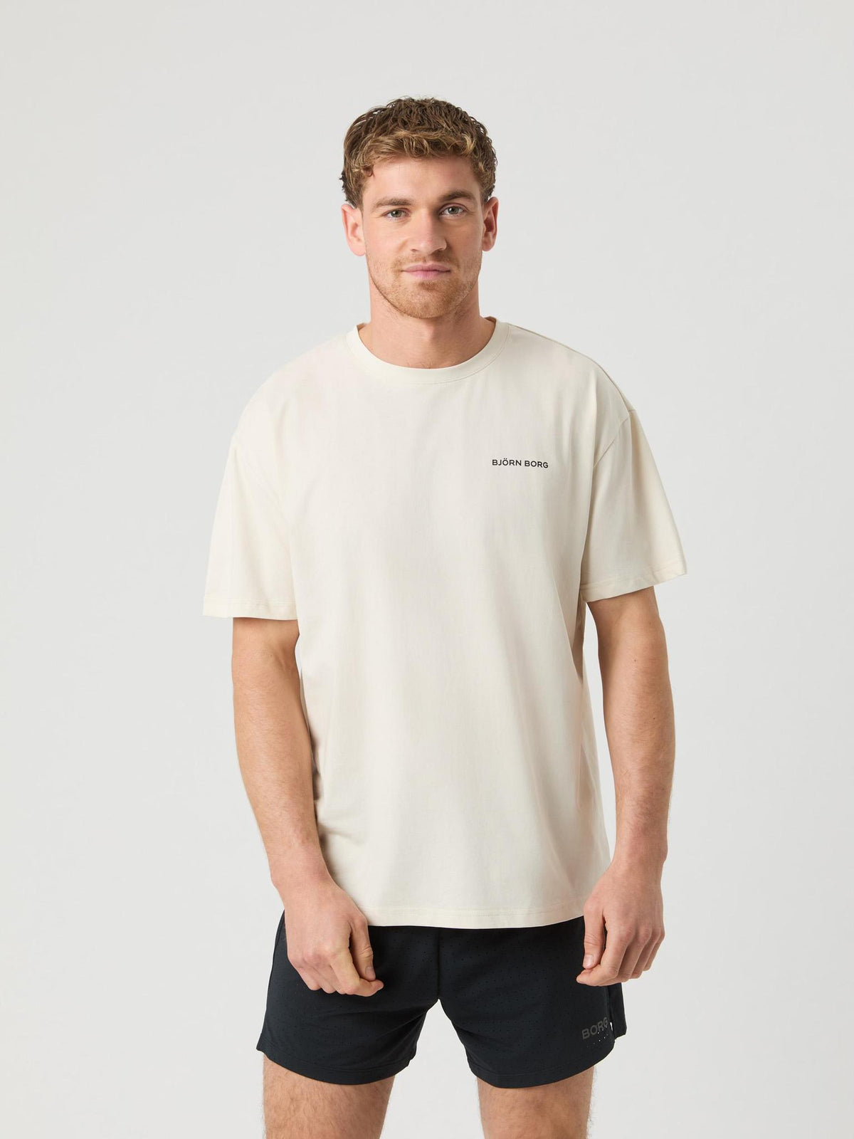 BJÖRN BORG Borg Gym Oversized T-shirt Birch