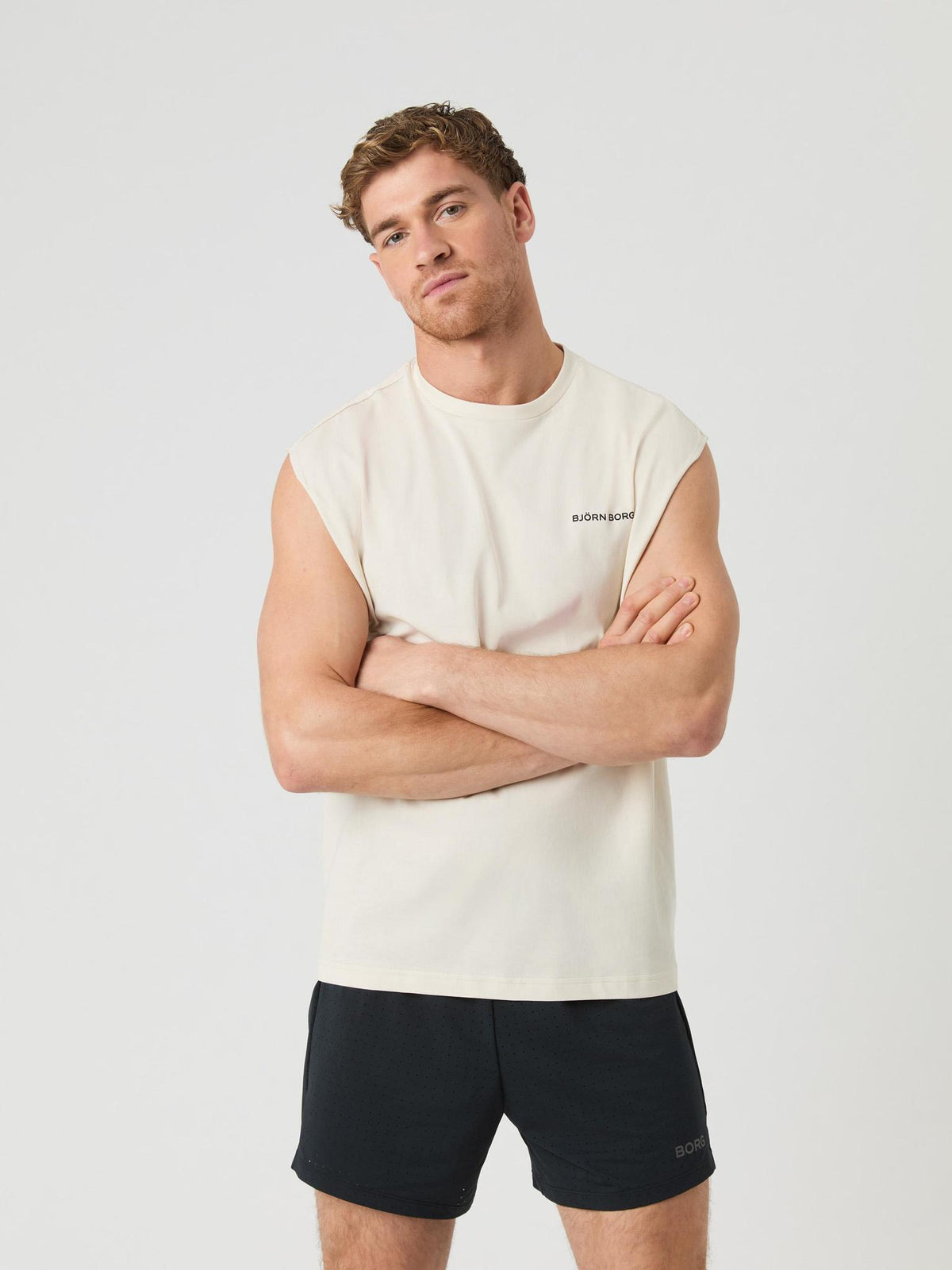 BJÖRN BORG Borg Gym Sleeveless  T-shirt Birch