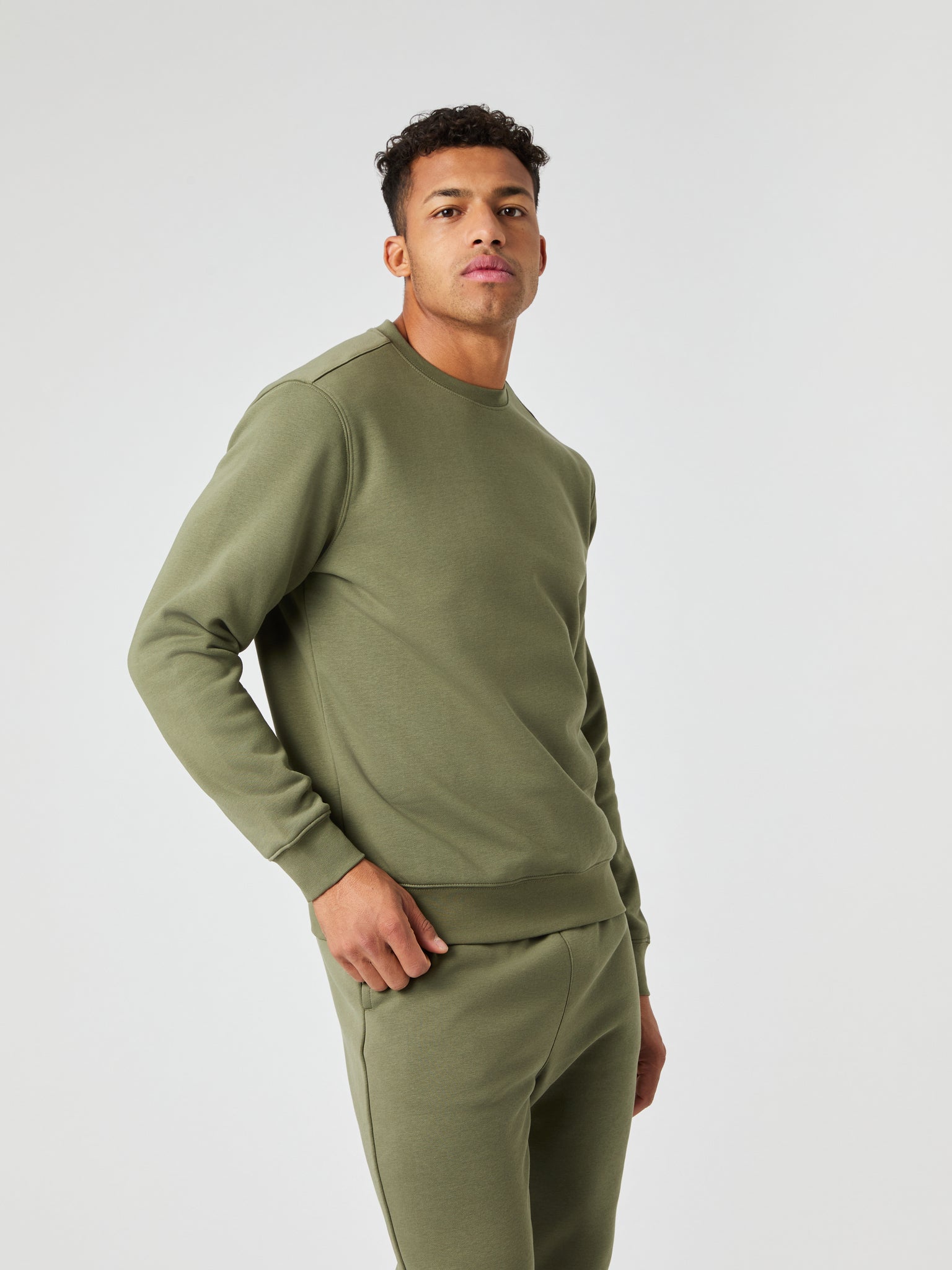 BJÖRN BORG Centre Sweatshirt Dusty Olive