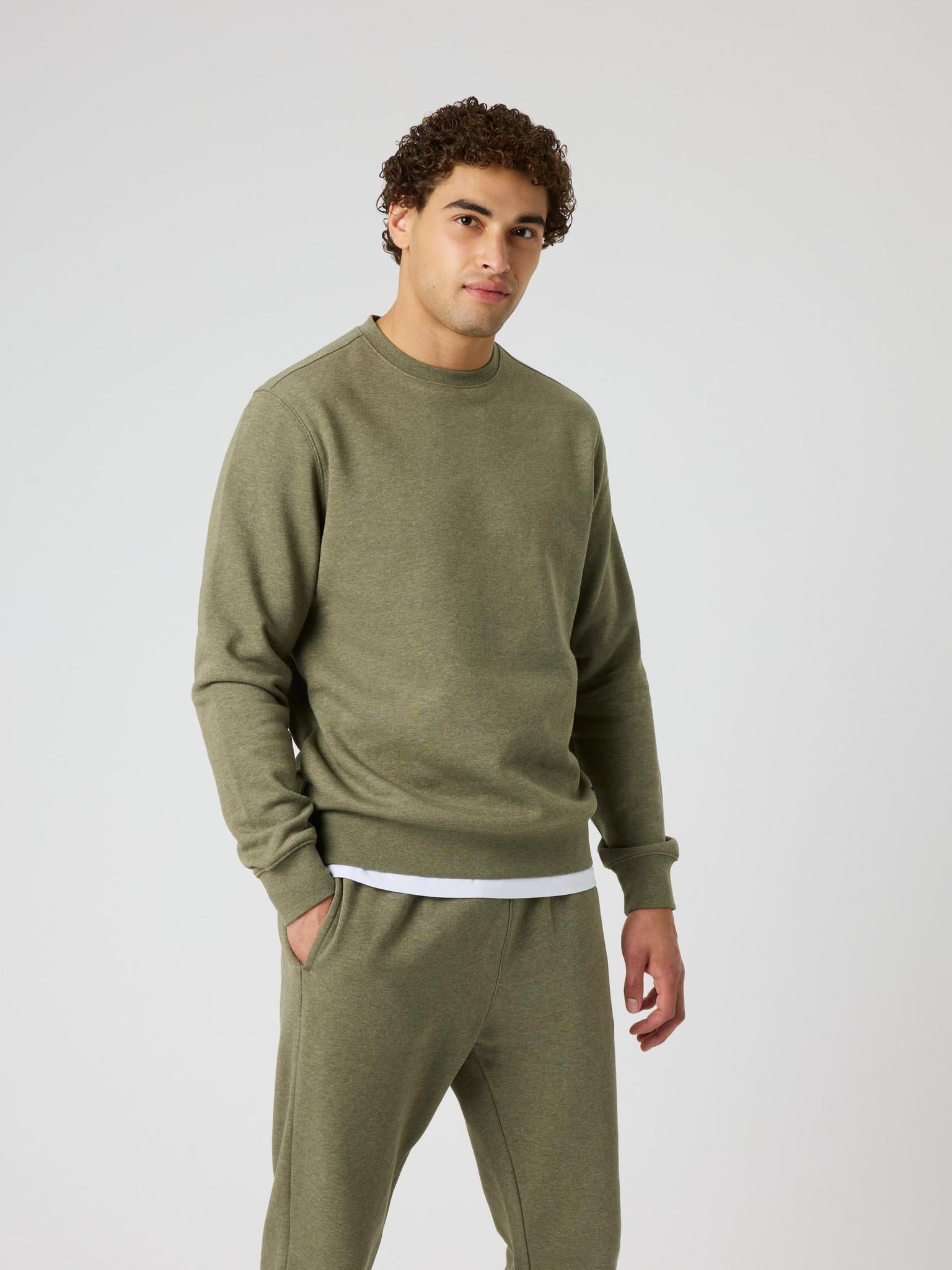 BJÖRN BORG Centre Sweatshirt Winter Moss Melange