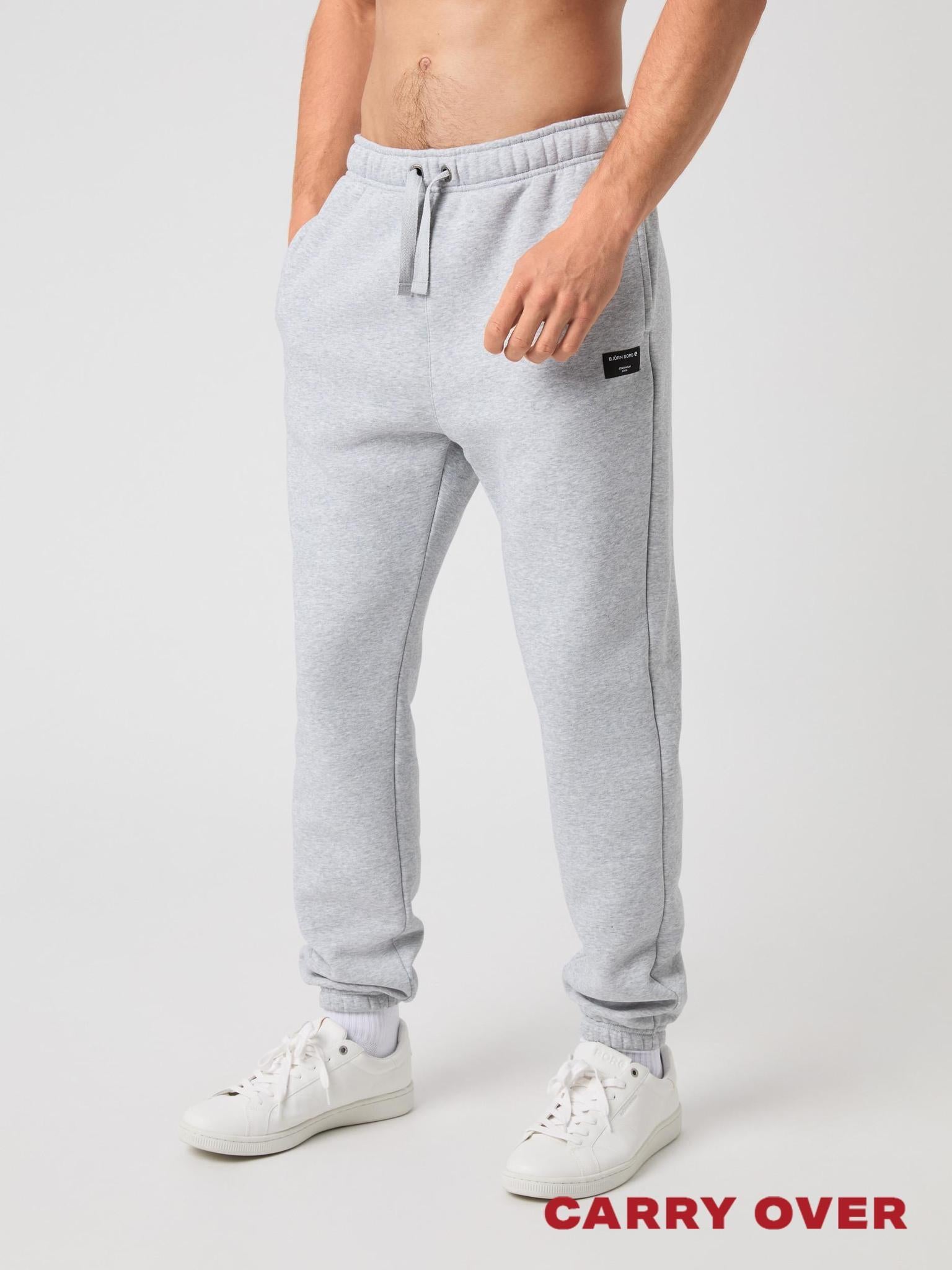 BJÖRN BORG Centre Sweatpants Light Grey Melange