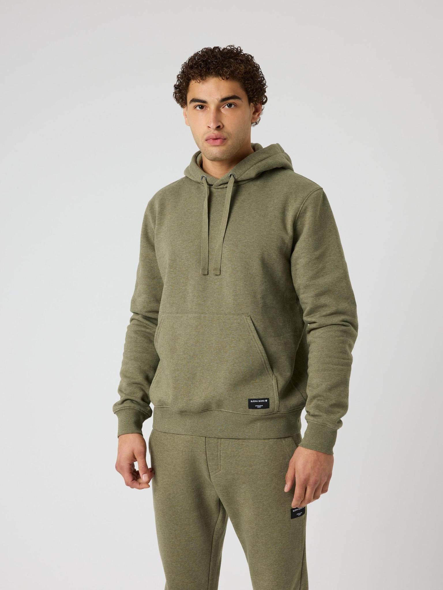 BJÖRN BORG Centre Hoodie Winter Moss Melange