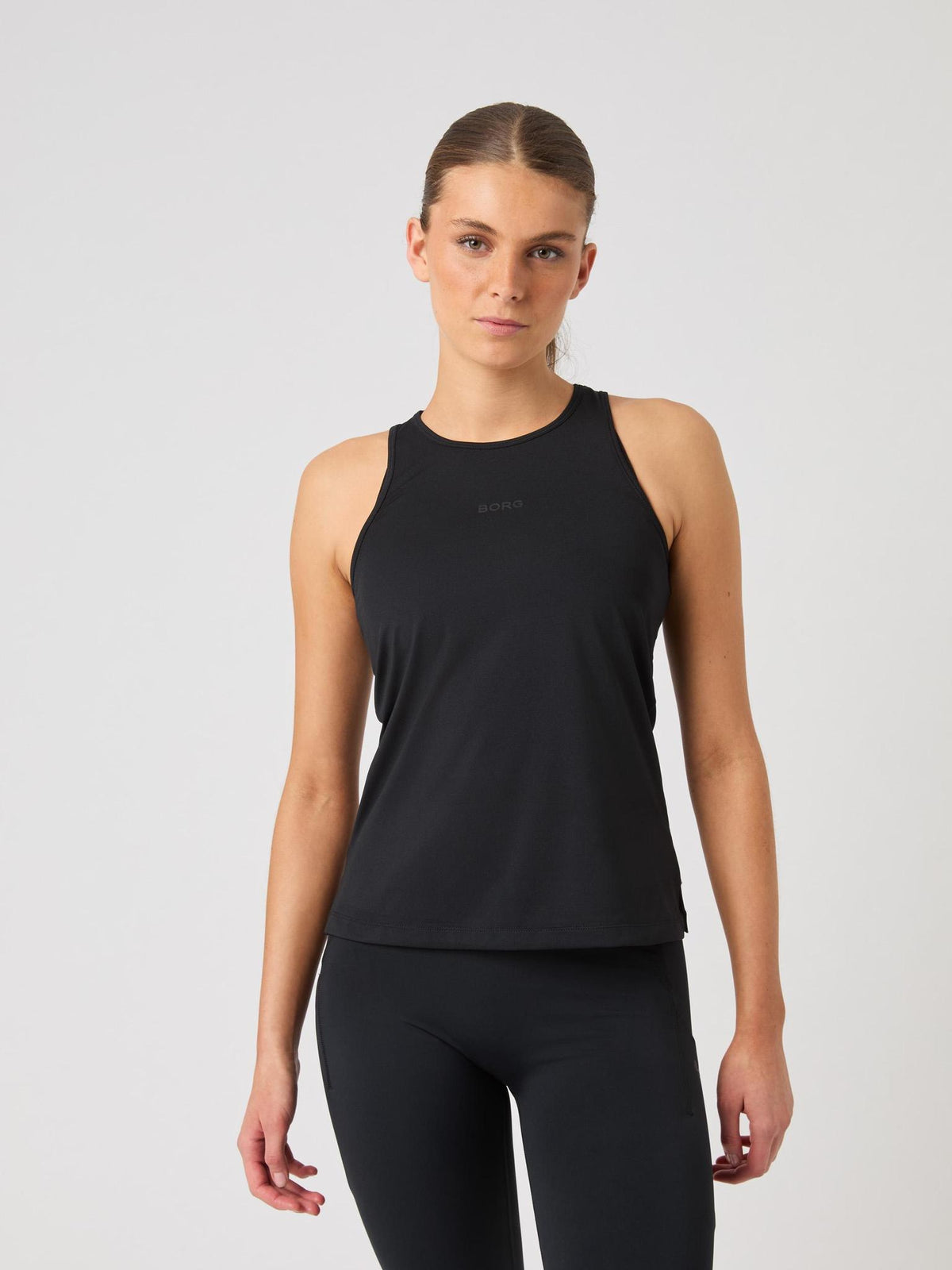 BJÖRN BORG Borg Racerback Tank Top Black Beauty