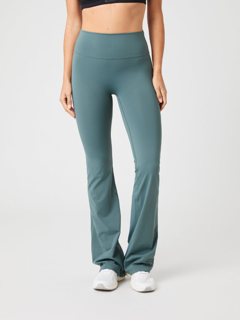 BJÖRN BORG Borg Flare Tights Tall Balsam Green