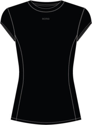 BJÖRN BORG Borg Sleek T-shirt Black Beauty