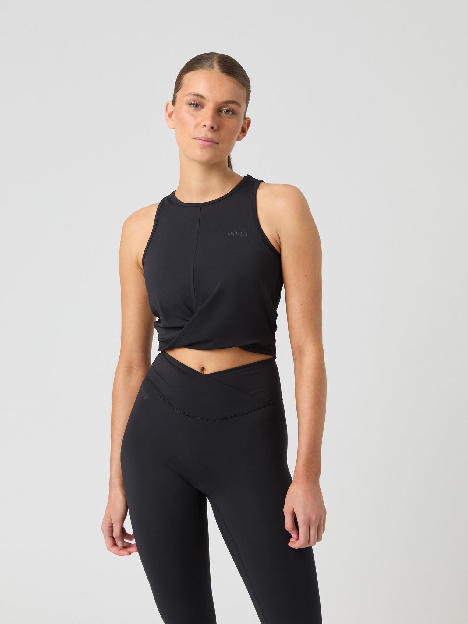 BJÖRN BORG Studio Cross Tank Top Black Beauty