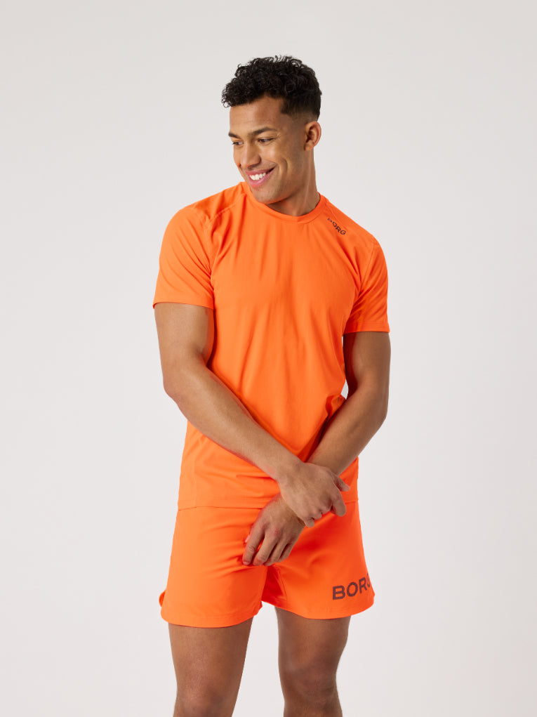 BJÖRN BORG Borg Athletic T-shirt Shocking Orange