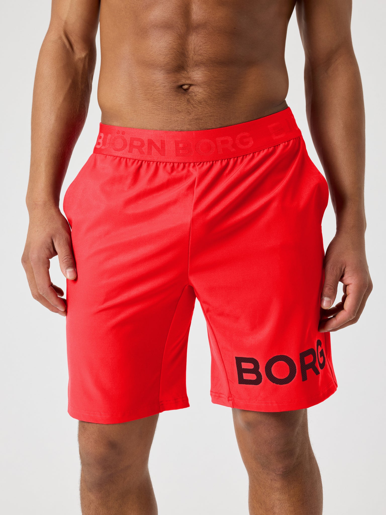 BJÖRN BORG Borg 9" Shorts Flame Scarlet