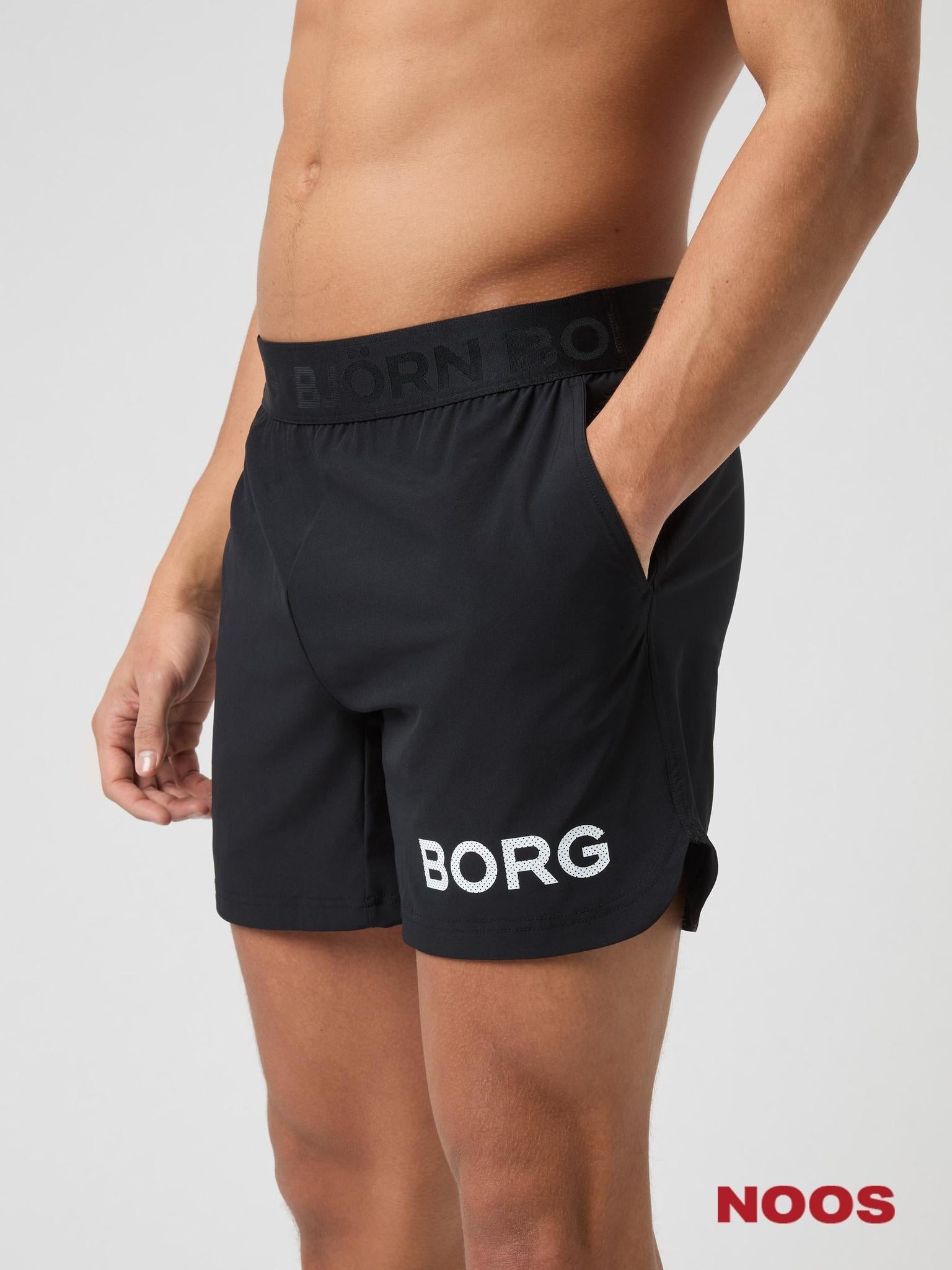 BJÖRN BORG Borg 6" Shorts Black Beauty